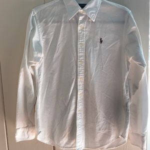 Ralph Lauren button down white oxford